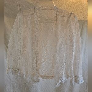 Lace Shrug, Size S